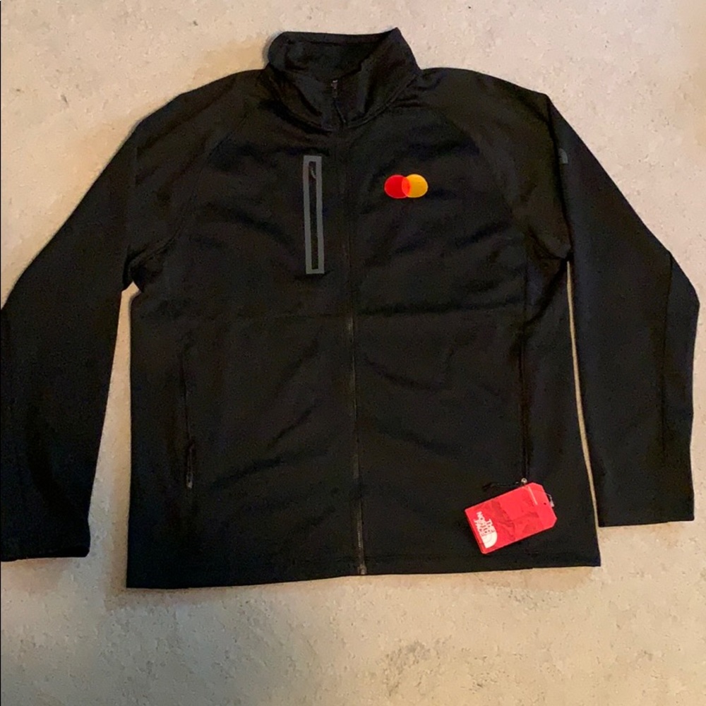 NWT North Face Sweater Mastercard Logo Sz XL